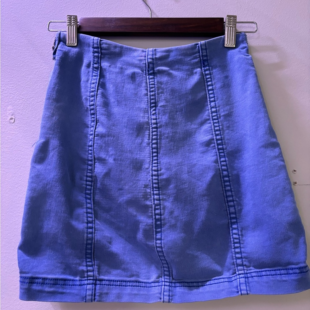 Blue skirt